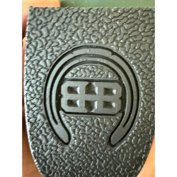 NEW Buck and‎ Brana Ginger Florida Cowboy Boots W11 Black White Leather - Picture 6 of 8